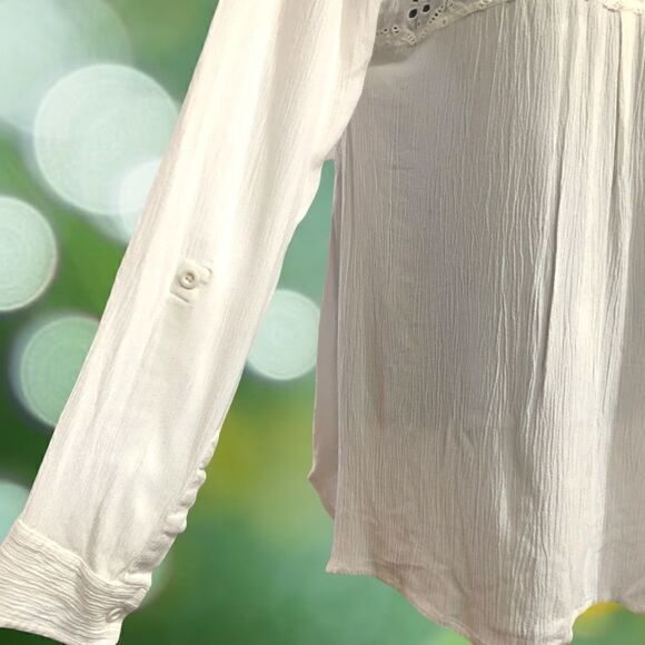 Flowy Boho Peasant Blouse  - Picture 7 of 7